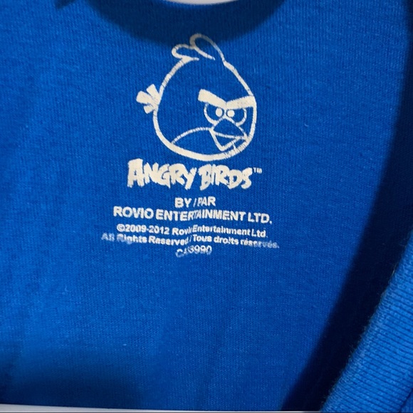 Angry Birds Graphic Minimalist Cartoon Characters 100% Cotton Fun Tee shirt - Picture 8 of 9